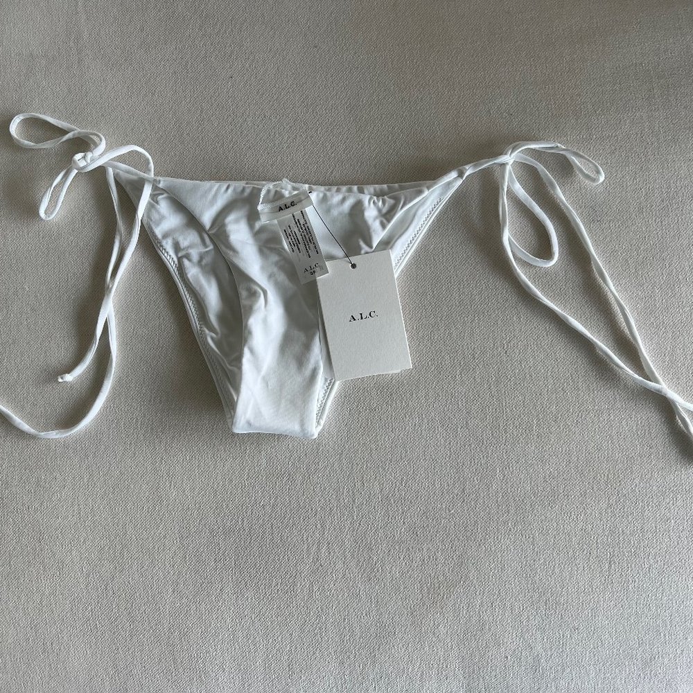 A.L.C. Amina Biklini Bottom - White, Small